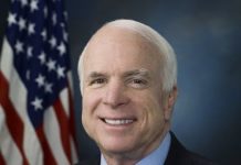 ‘We don’t hide behind walls’ – John McCain’s Farewell to America John McCain farewell to America