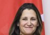 Canada-US-Mexico deal to replace NAFTA Freeland
