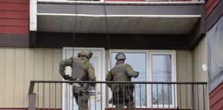 RCMP search mail bomb home