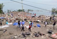 Hundreds dead in Indonesia quake and tsunami – video shows horror Devastation in Sulawesi