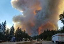 Interstate 5 is open as Delta Fire continues to grow Flames and smoke on I-5